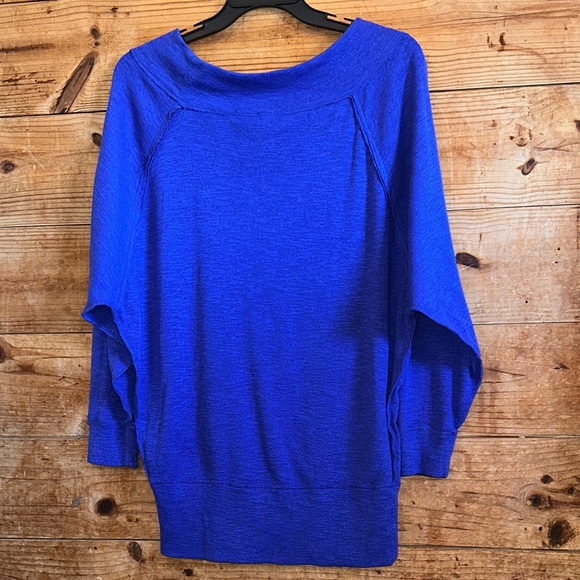 We The Free Sweater Purple Off Shoulder Thermal Tunic Long Sleeve - Picture 3 of 10
